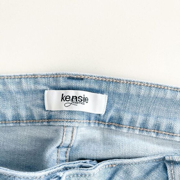 Kensie Womens Denim Jeans Skinny High Rise Light Blue Wash Size 10 - Picture 5 of 10